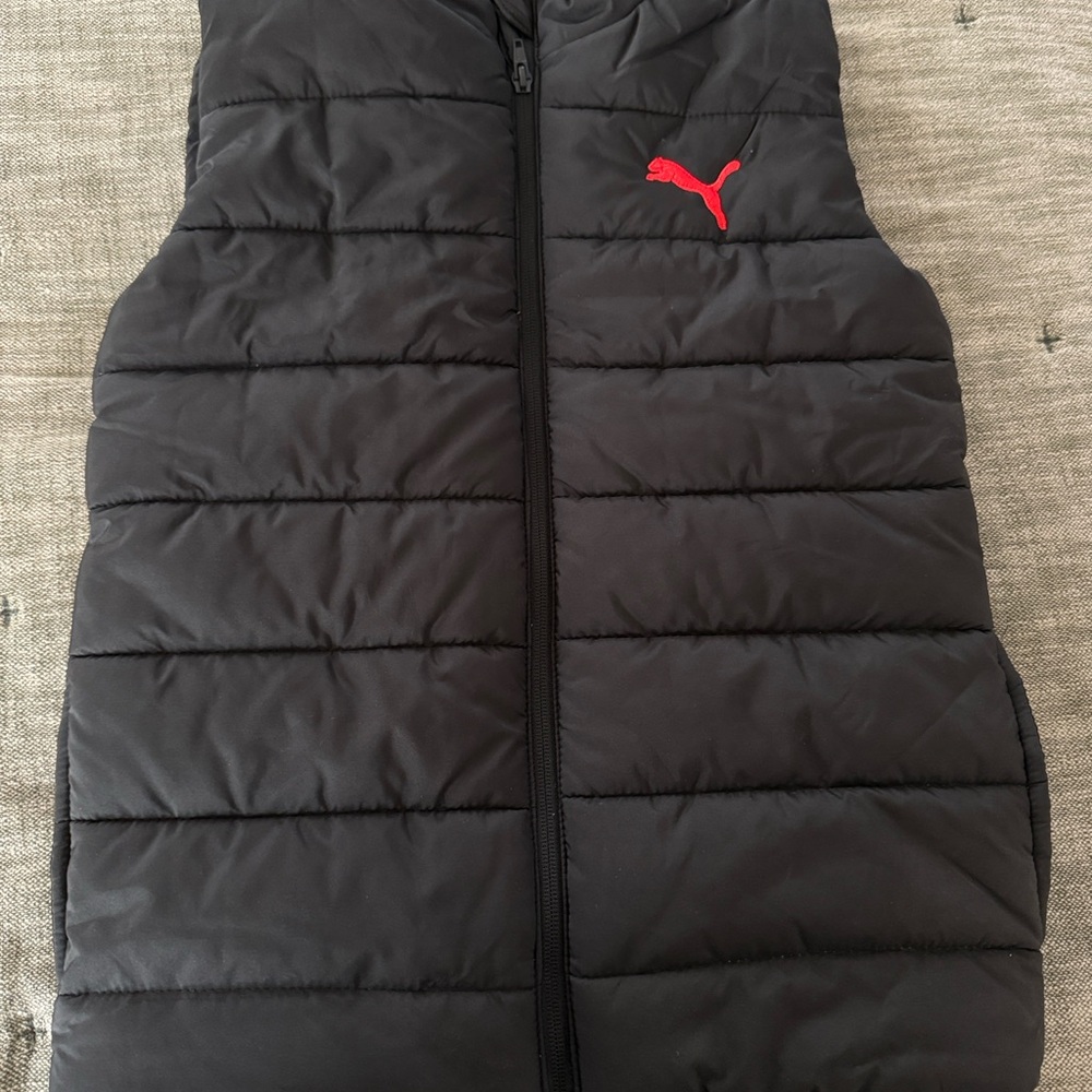 Puma Black Quilted Vest